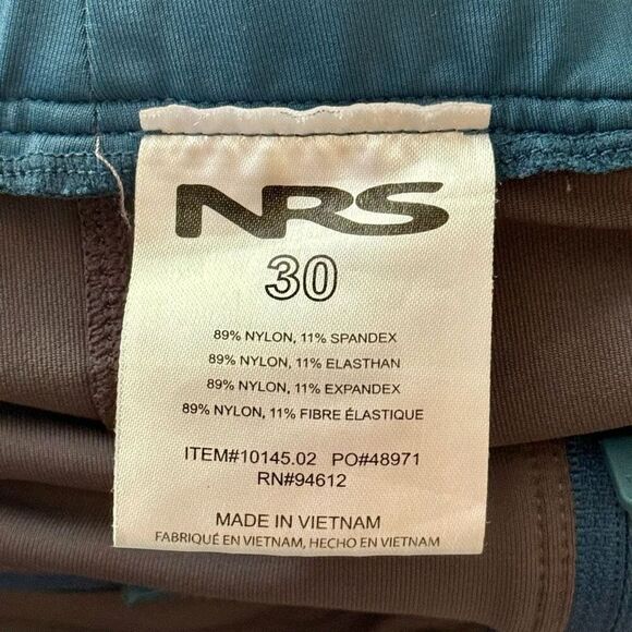 NWOT NRS Men's Quick Dry Fishing Guide UPF Shorts Size 30 - Picture 12 of 12